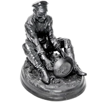 Cast iron sculpture "Prospector"